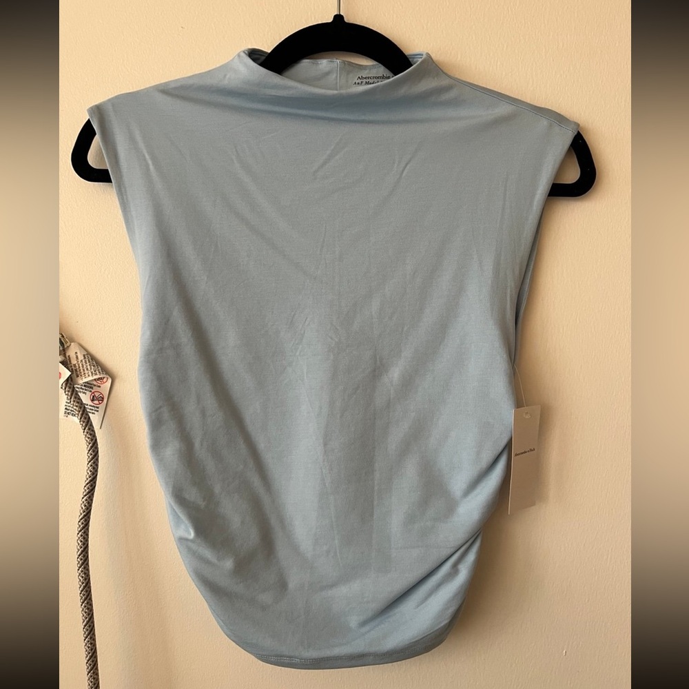 Light Blue Sleeveless Top Abercrombie